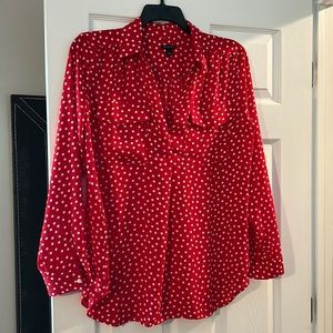 Ann Taylor pull-over blouse - L